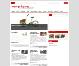 Cargocycling.org(Cargo bike) Screenshot