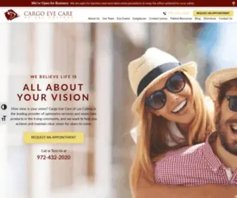 Cargoeyecare.com(How clear) Screenshot