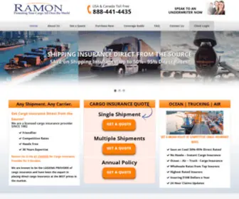 Cargoinsurancedirect.com(Ramon USA) Screenshot