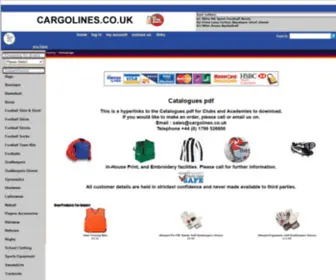 Cargolines.co.uk(Sportswear) Screenshot