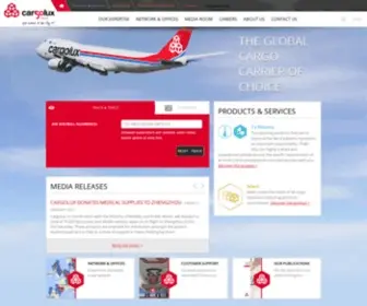 Cargolux.com(The Global Cargo Carrier of Choice) Screenshot
