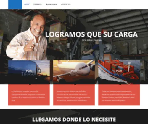 Cargomarexpress.com(QUIERES TRAER TU CARGA AEREA PUERTA A PUERTA MIAMI VENEZUELA) Screenshot