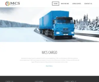 Cargomcs.com(MCS CARGO) Screenshot