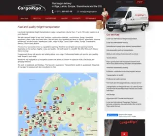 Cargoriga.lv(Перевозка) Screenshot