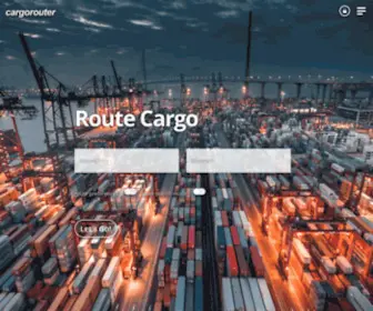 Cargorouter.com(Route Planner for International Freight) Screenshot