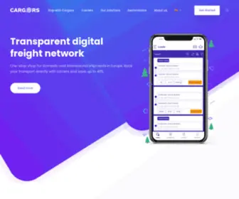 Cargors.com(Connecting Shippers with Carriers) Screenshot