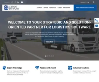 Cargosupport.de(Logistik-Software und Speditionssoftware) Screenshot
