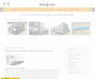 Cargota.com(Freight exchange) Screenshot