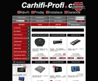 Carhifi-Profi.cz(Internetový obchod a eshop) Screenshot