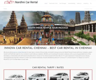 Carhirechennai.com(Innova car hire chennai) Screenshot