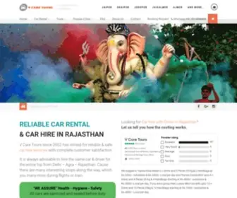 Carhireinrajasthan.com(Car Hire with Driver Rajasthan) Screenshot