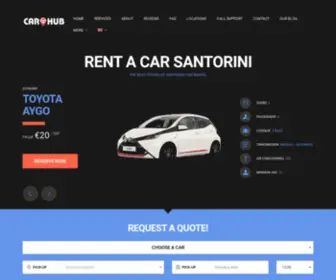 Carhub.gr(Rent a Car Santorini) Screenshot