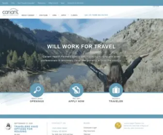 Cariant.com(The Best Recruiters in Travel Nursing & Allied Health) Screenshot