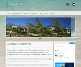 Caribbaway.com(Caribbean Beachfront Rental Villa) Screenshot