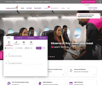 Caribbean-Airlines.com(Caribbean Airlines Limited) Screenshot
