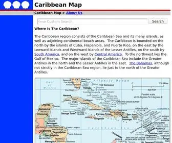 Caribbean-Map.org(Caribbean Map) Screenshot