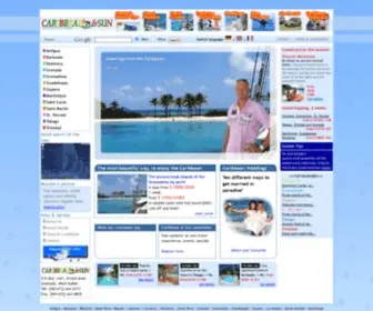 Caribbean-Sun.com(Welcome in the Caribbean) Screenshot