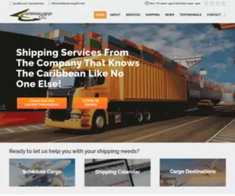 Caribbeancargodc.com(Expert Shipping to the Caribbean) Screenshot