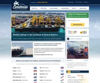 Caribbeancartransport.com(Caribbean Car Transport) Screenshot