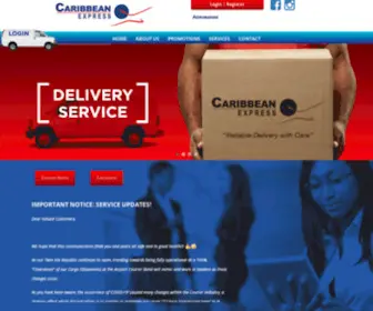 Caribbeanexpress.com(Services) Screenshot