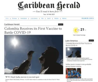 Caribbeanherald.com(Caribbean Herald Online) Screenshot