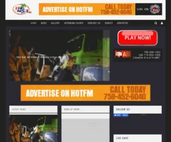 Caribbeanhotfm.com(Caribbean Hotfm) Screenshot