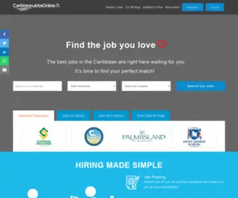 Caribbeanjobsonline.com(Caribbean Jobs) Screenshot
