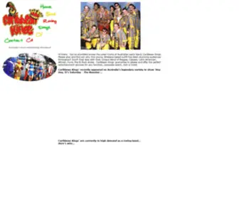 Caribbeankings.com(Caribbean Kings Band) Screenshot