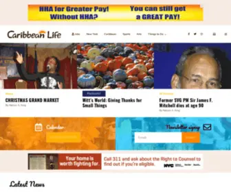 Caribbeanlife.com(Caribbean Life) Screenshot