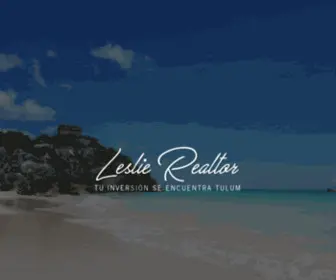 Caribbeanrealestate.mx(Leslie Realtor) Screenshot