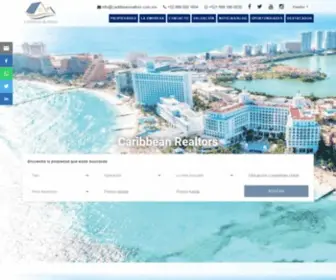 Caribbeanrealtors.com.mx(Caribbean Realtors) Screenshot