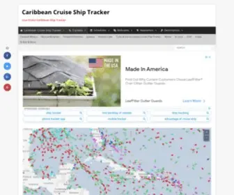 Caribbeanshiptracker.com(Caribbean Cruise Ship Tracker) Screenshot