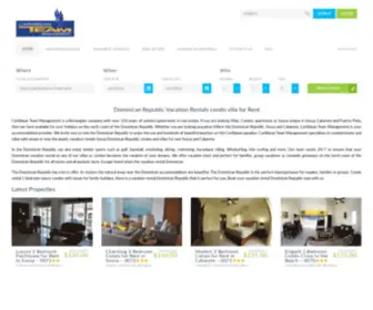 Caribbeanteam.com(Dominican Republic Vacation Rentals condo villa for Rent) Screenshot
