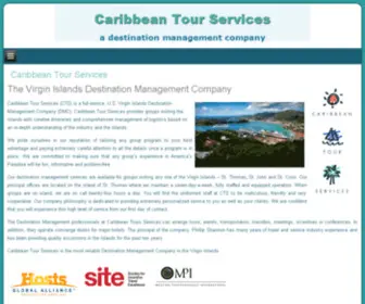 Caribbeantourservices.com(Virgin Islands Destination Management Company) Screenshot