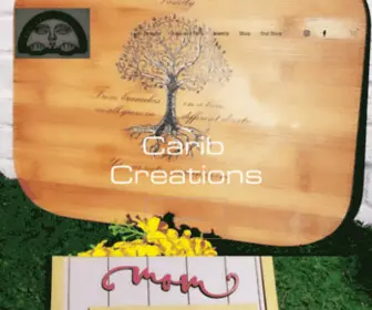 Caribcreations.com(Beautiful Things Come to Life) Screenshot