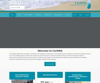 Caribda.com(Caribbean Desalination Association (CaribDA)) Screenshot