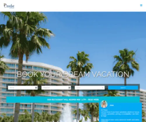 Caribe-Resort.net(Caribe Resort Official Site) Screenshot