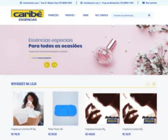 Caribeessencias.com.br(Caribé) Screenshot