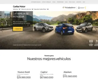 Caribemotor.com.co(Renault Medellin) Screenshot