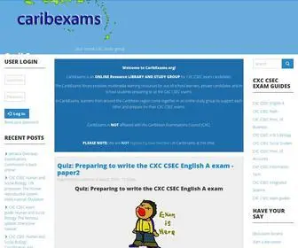 Caribexams.org(CaribExams) Screenshot