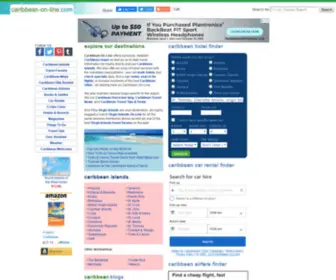 Caribline.com(Caribbean Travel from Caribbean) Screenshot