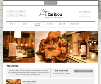 Caribourestaurant.com(Caribou Restaurant) Screenshot