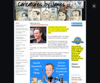 Caricaturesbyjames.com(Caricatures By James) Screenshot