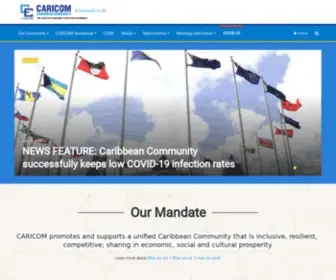 Caricom.org(CARICOM-Caribbean Community) Screenshot