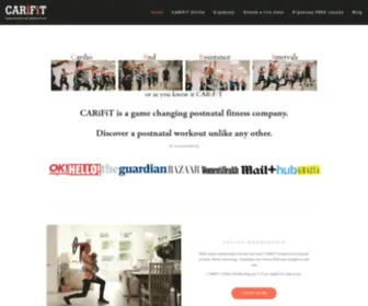 Carifit.co.uk(CARiFiT Babywearing workouts) Screenshot