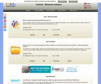 Carifred.com(Windows software) Screenshot