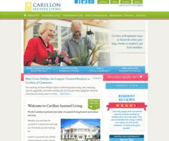 Carillonassistedliving.com(Carillon Assisted Living) Screenshot