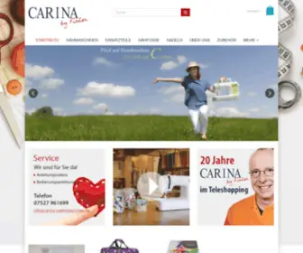 Carina-Naehmaschinen.de(Nähmaschinen) Screenshot