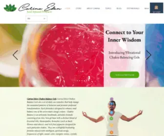 Carinaeden.com(Carina Eden Chakra Balancing Gels) Screenshot