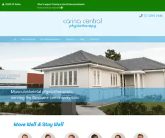 Carinaphysio.com.au(Carina Central Physiotherapy) Screenshot